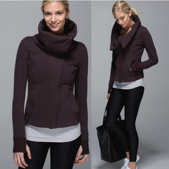 lululemon athletica Jackets & Blazers - Lululemon Karmacollected Jacket Heathered Rich Earth Size 4